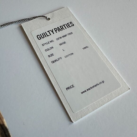 WACKO MARIA Pleated Leopard-Print Cotton Corduroy Trousers - Men's Large - Picture 7 of 7